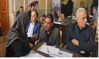 برپایی میز خدمت مدیران دستگاههای عضو شورای هماهنگی وزارت تعاون، کار و رفاه اجتماعی در نماز جمعه شهر قزوین 