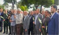 غبار روبی مزار شهدا و تجدید میثاق با شهدا