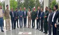 مراسم غبار روبی گلزار شهدای گمنام شهرستان بوئین زهرا بمناسبت  هفته کار و کارگر 