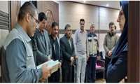 همراهی کارکنان با سرپرست جدید اداره‌کل آموزش فنی و حرفه ای استان قزوین