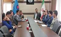 دیدار مدیر شعب بانک رفاه استان قزوین با مدیر کل آموزش فنی و‌ حرفه ای استان قزوین